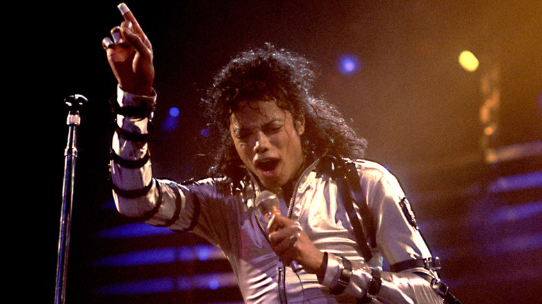 Michael Jackson performing