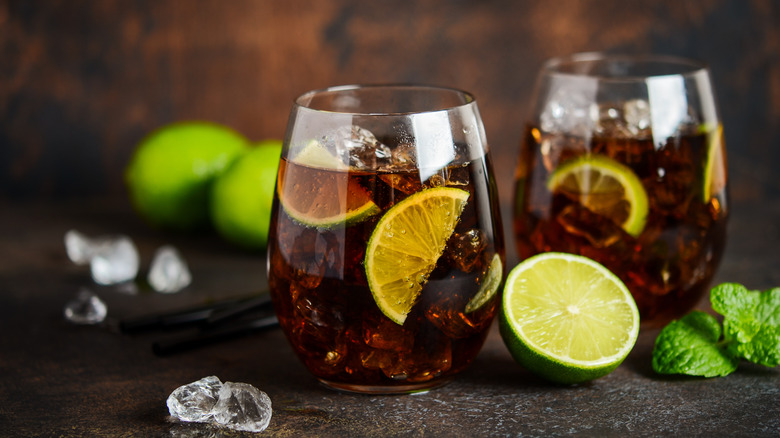 Rum cocktail 