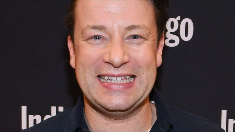 Jamie Oliver smiling