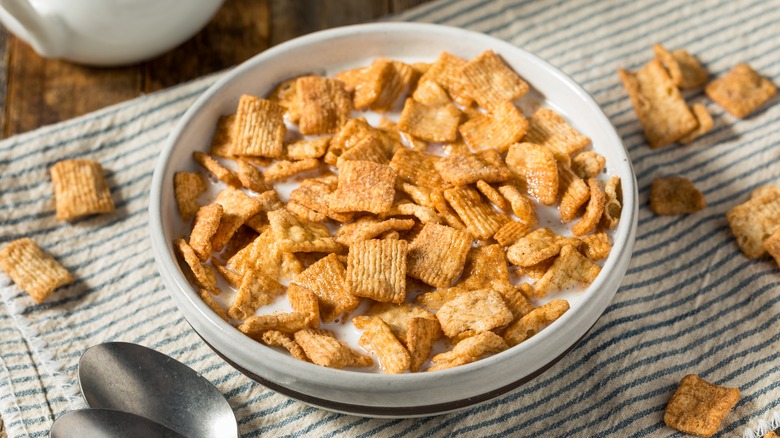 Cinnamon Toast Crunch in bowl