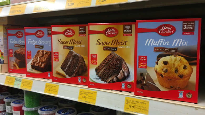 Betty Crocker cake mixes