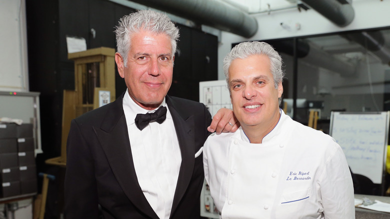 Anthony Bourdain and Eric Ripert