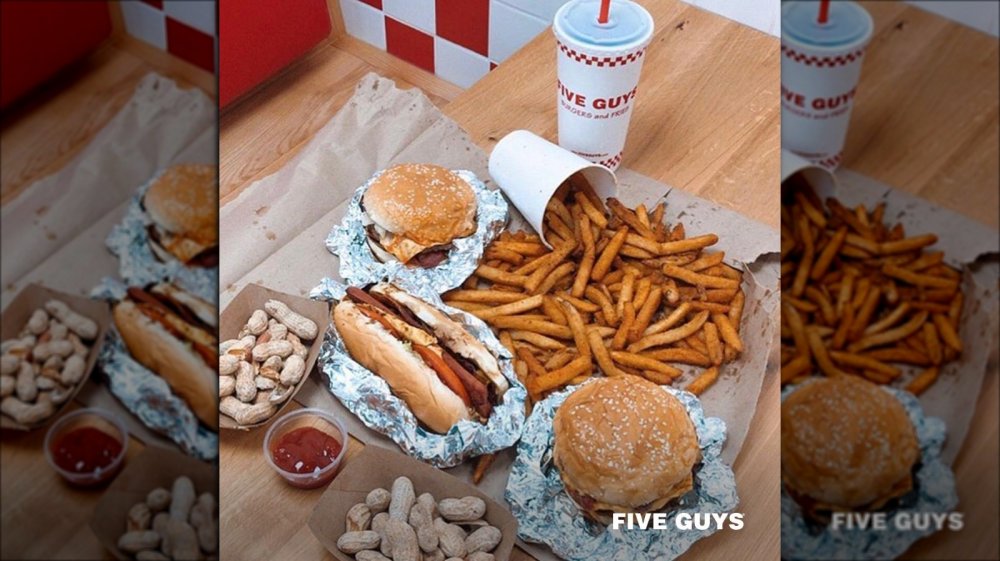 Five Guys menu items