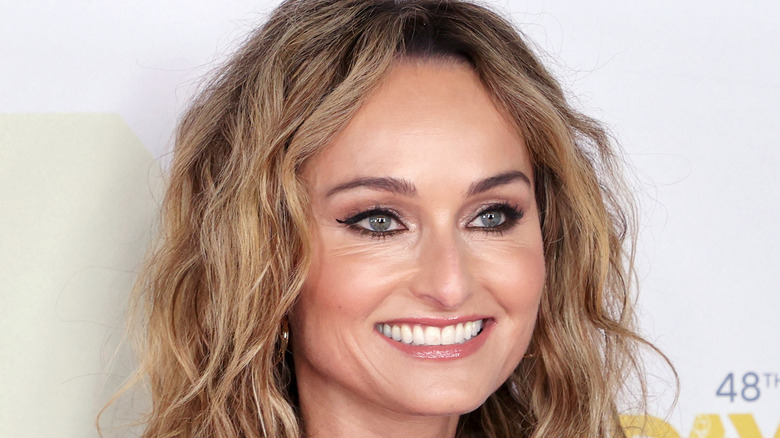 Giada De Lauentiis wearing black dress