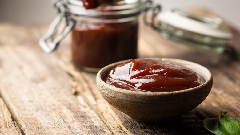 Sauces in a bowl