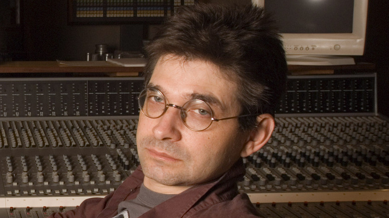 Steve Albini wearing glasses