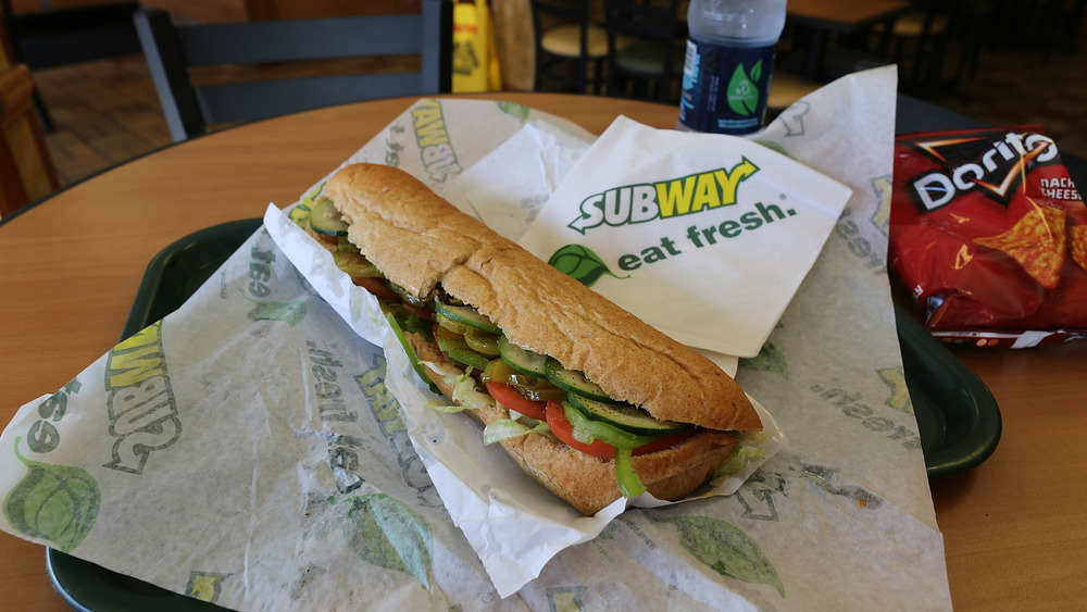 subway footlong sandwich