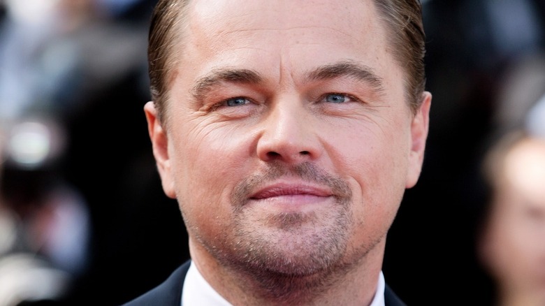 Close-up of Leonardo DiCaprio in formal attire