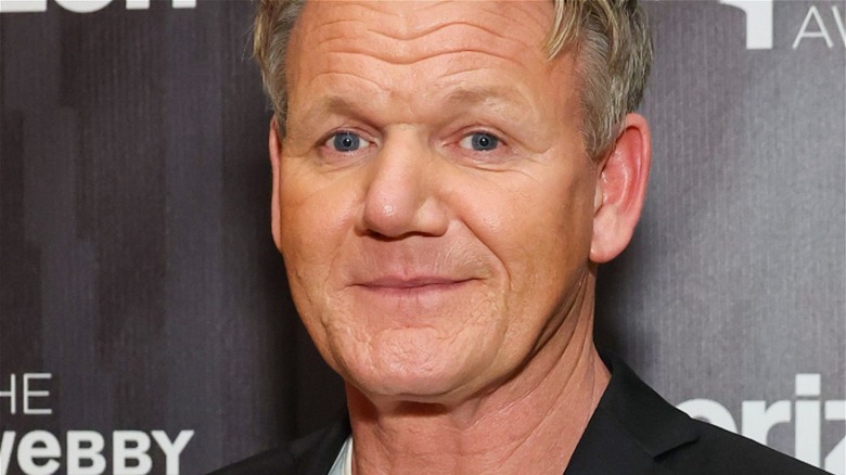 Gordon Ramsay smiling