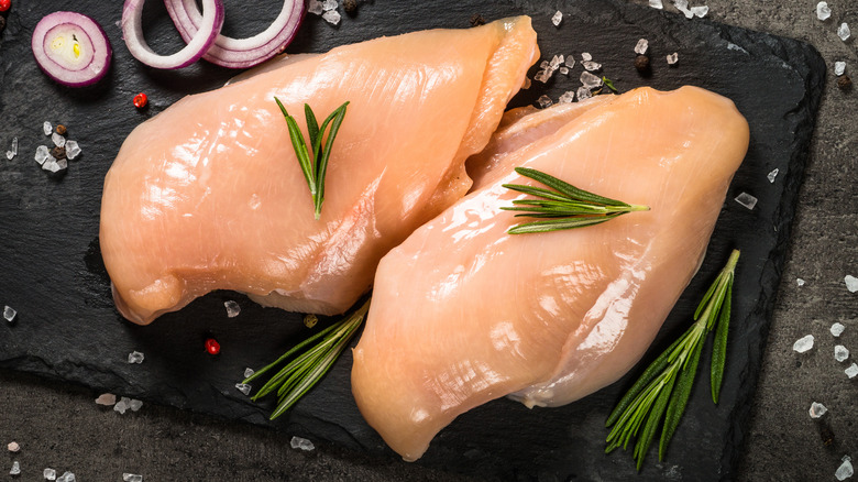 Chicken fillets with spices 