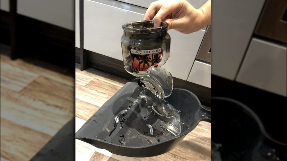 Broken candles from Aldi UK