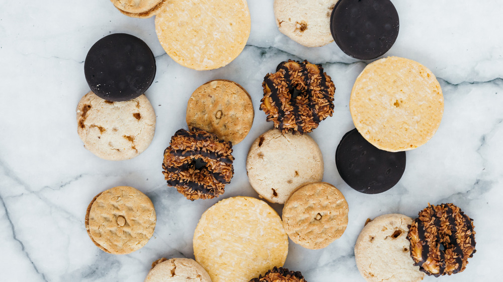 Selection of Girl Scout Cookies