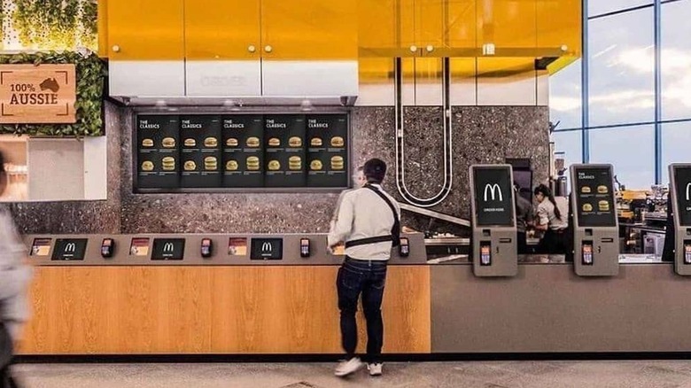 McDonald's location in Australian airport