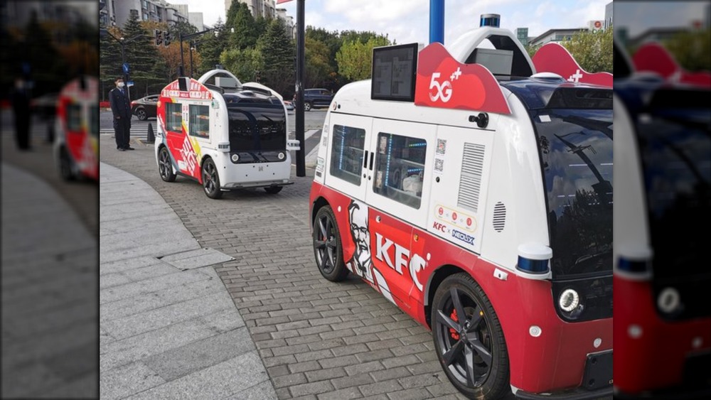 KFC self-driving car