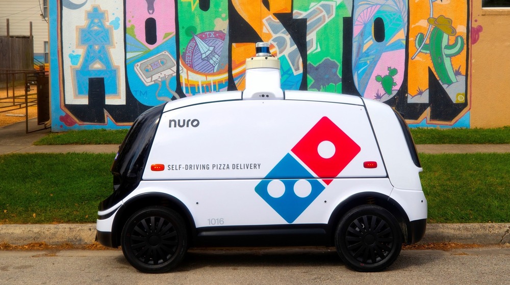 Dominos robot delivery