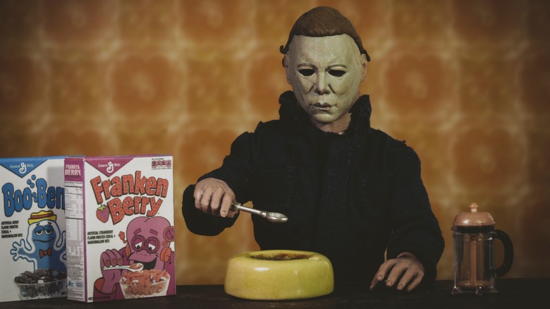 Clay Michael Myers eating cereal