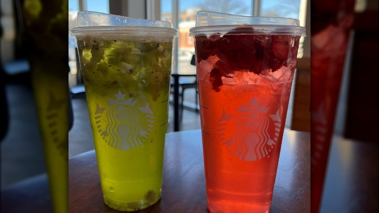 Starbucks fruit refreshers
