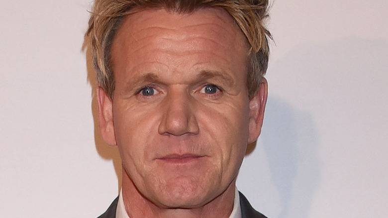 Close-up of Gordon Ramsay's face