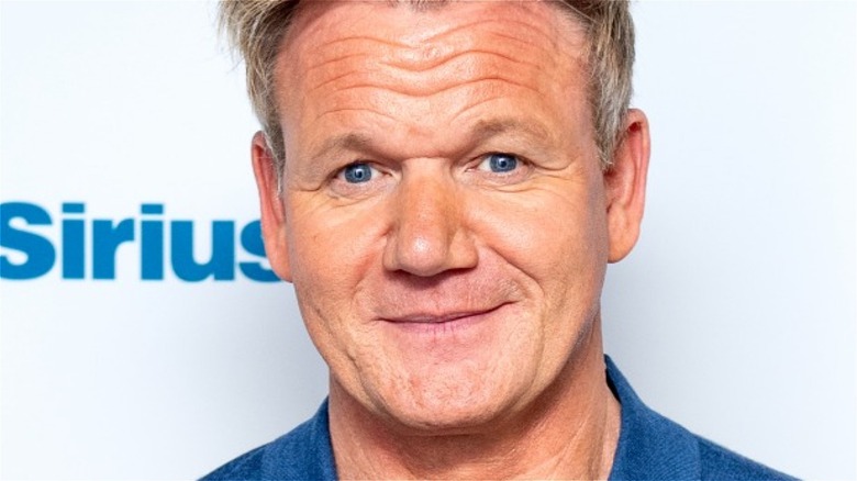 Gordon Ramsay blue shirt