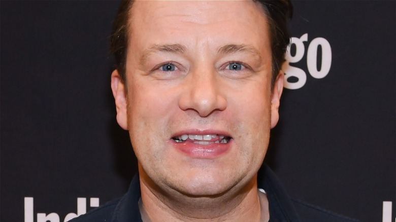 Jamie Oliver smiling