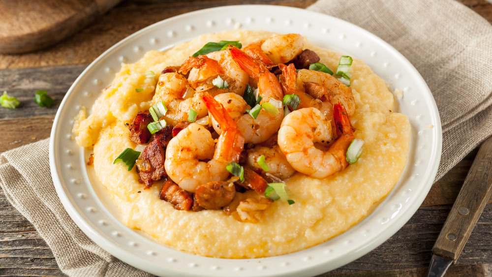 Homemade shrimp and grits