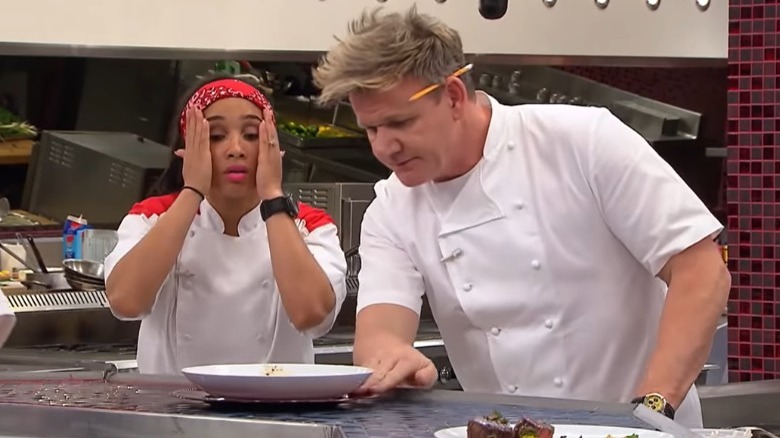  Chef Elise bereaksi ngeri saat Gordon Ramsay menunjukkan masalahnya