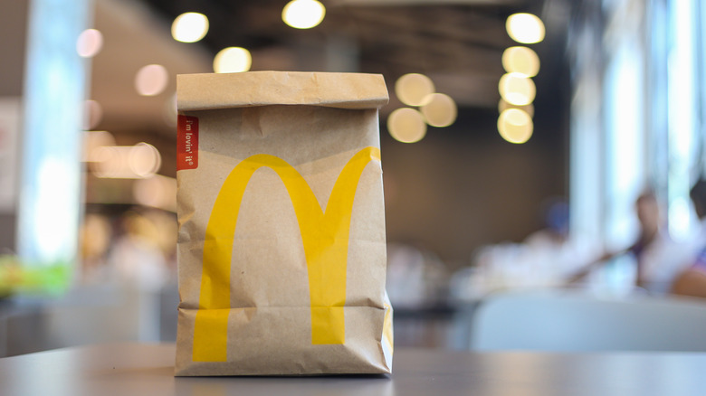 McDonald's to-go bag