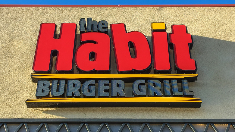 The Habit Burger Grill Sign