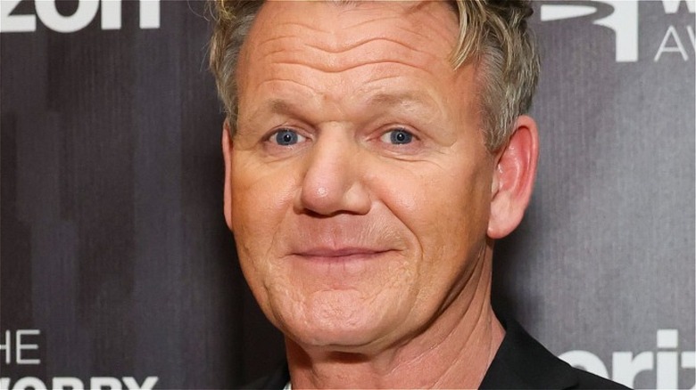 Gordon Ramsay looking at camera with slight smirk