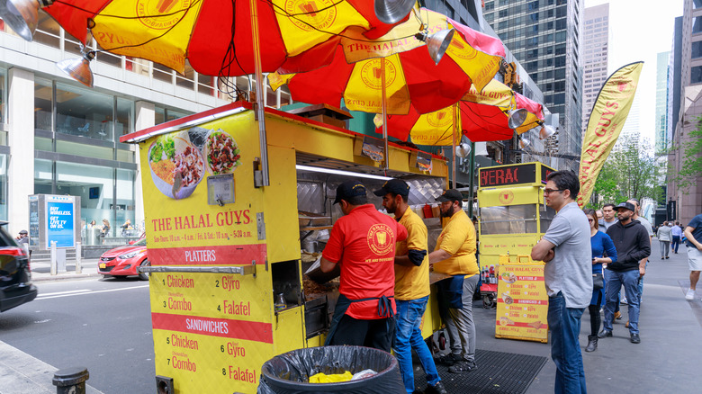 The Halal Guys cart