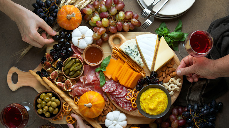 Halloween charcuterie board