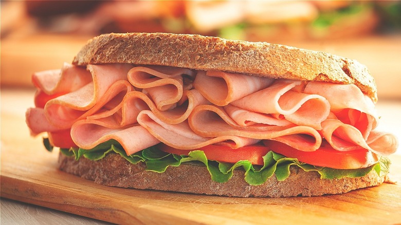A ham sandwich.
