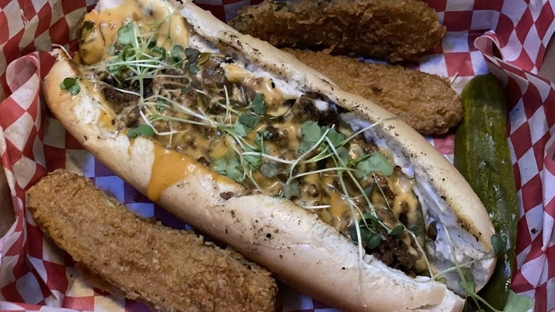 Philly Cheese Bae at Plant Bae