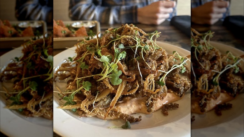 Plate of food at Fifth House in Omaha