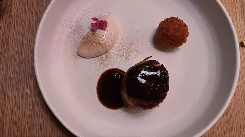 Plate of food at Fabrik