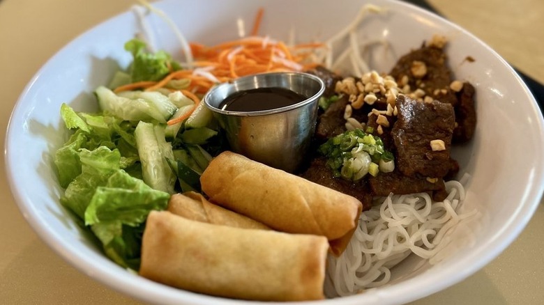 Noodle salad at All Chay