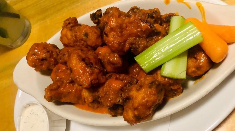 Cauliflower wings at Sweet Melissa's