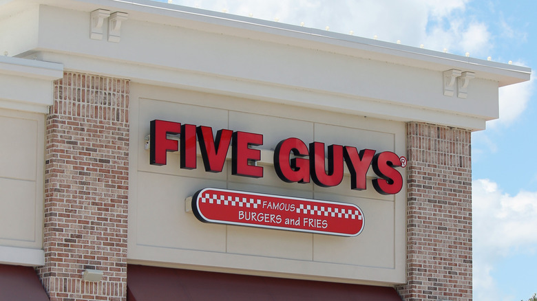 Five Guys restaurant exterior
