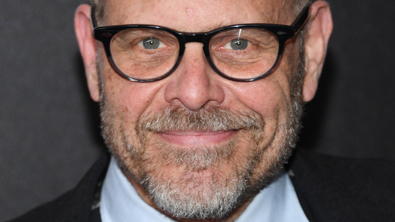 Alton Brown smirking