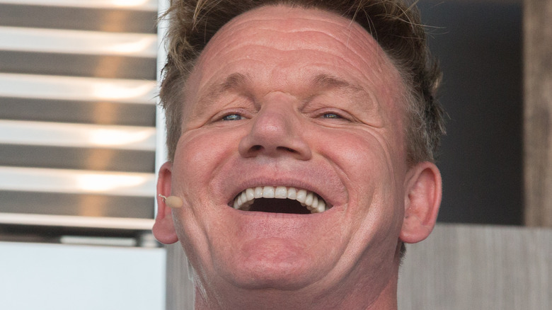 Gordon Ramsay laughing face