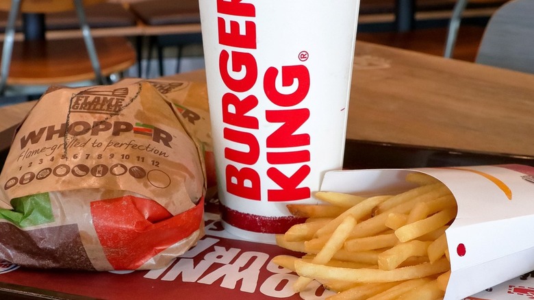 Burger King Whopper meal