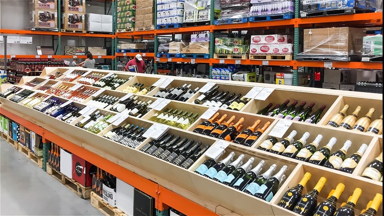 Costco wine section 