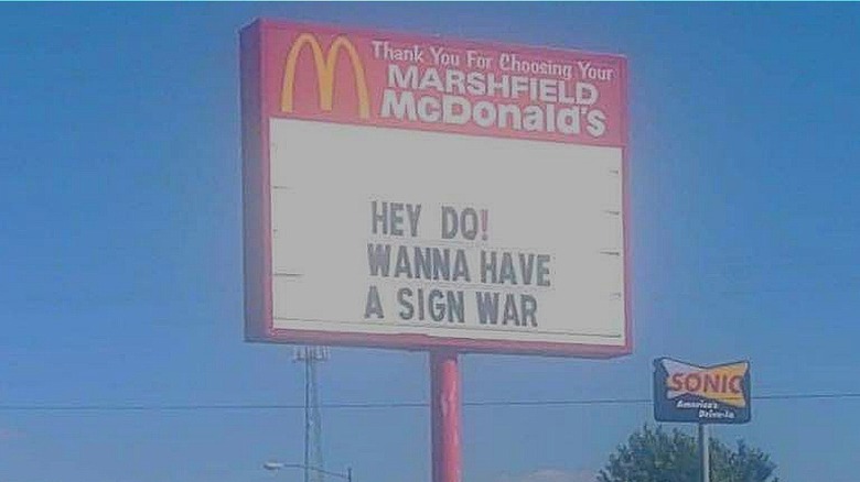 McDonald's sign