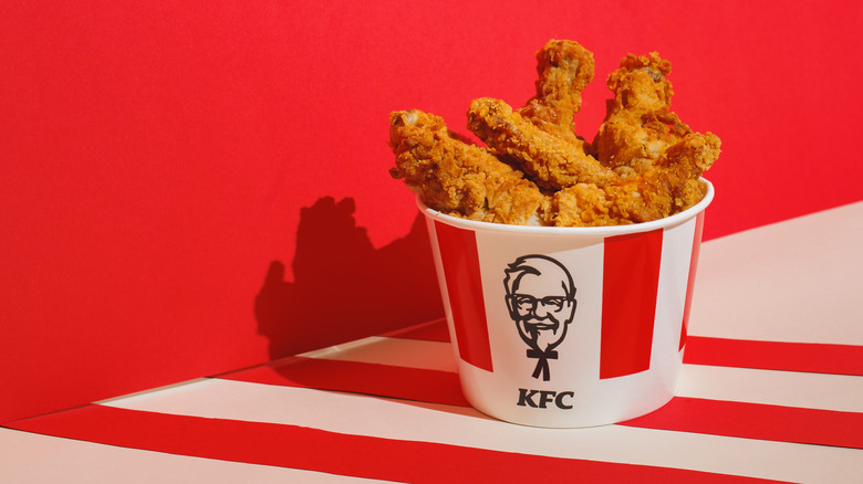 Bucket of Kentucky Fried Chicken