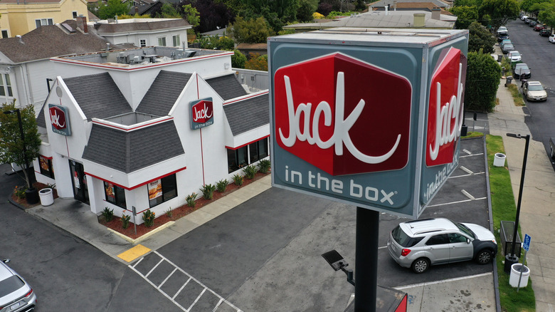 Jack in the Box sign