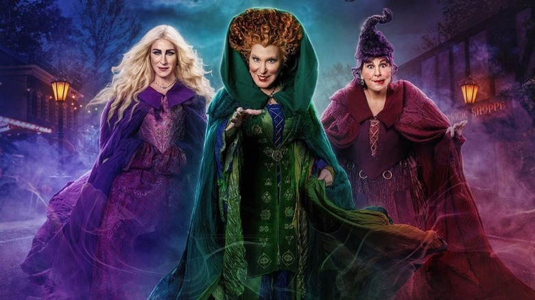 Promo image of witches in Disney's "Hocus Pocus 2"