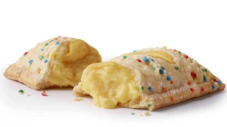 Holiday-themed hand pie with custard filling