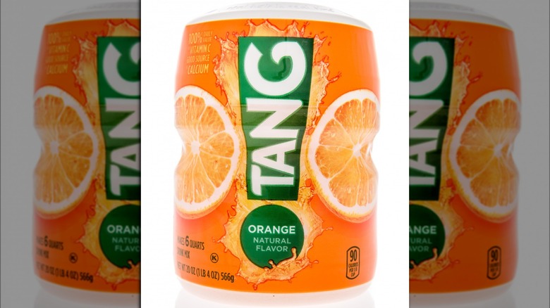 Jar of Tang orange drink mix