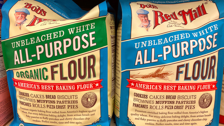 Bob's Red Mill flour bags