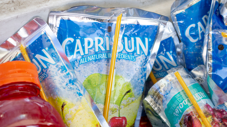 Capri sun juice packets